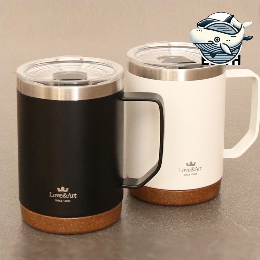 루키 이중보온 캠핑 머그컵 530ml 세련된