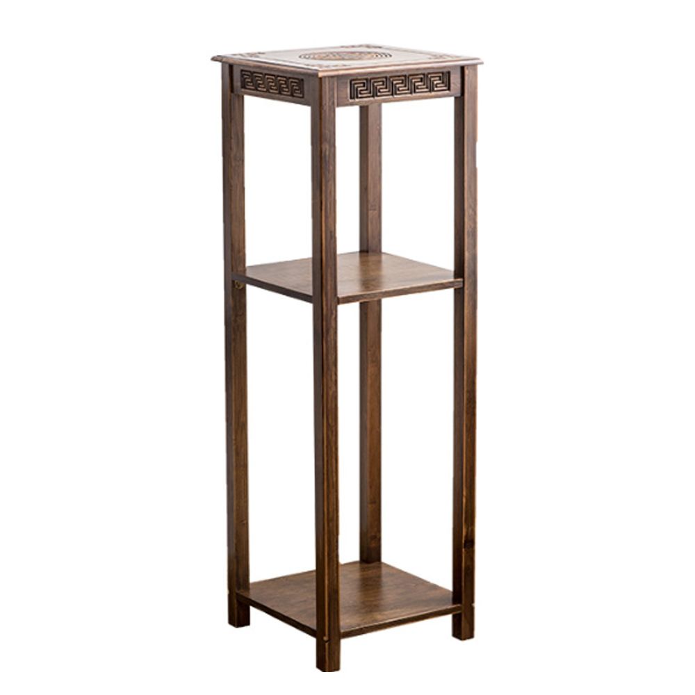 화분진열대 월넛 문양패턴 대나무 100cm