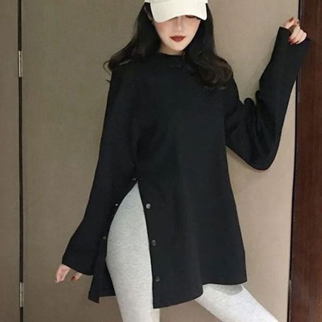 긴티 여자옷 여 긴팔 롱티 여성반팔티셔츠 여성
