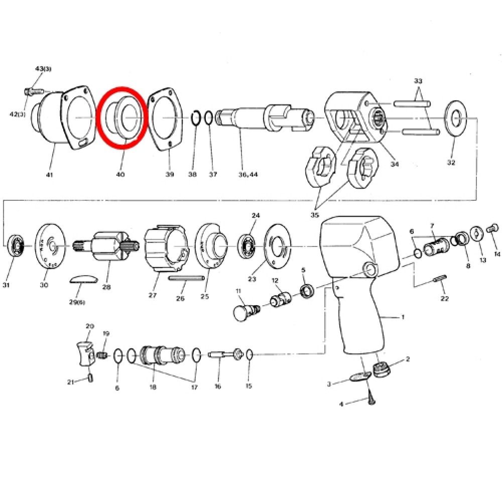 SP VESSEL부품 해머케이스부싱 SPJS1148F 40