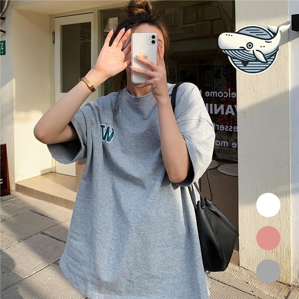 여성 라운드 오버핏 반팔티 다채로운 컬러 편한