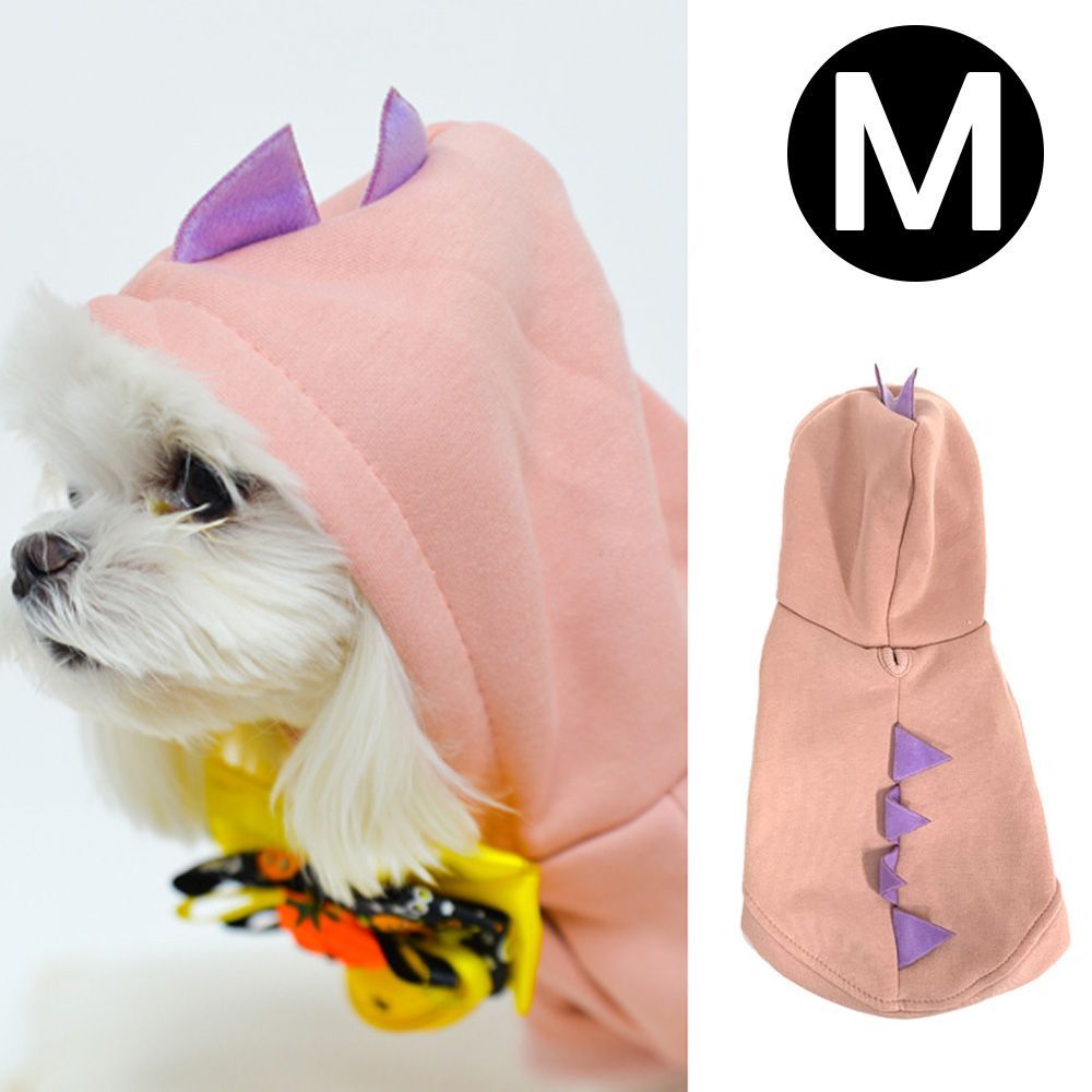 해피파티 펫 이벤트 의상 큐티 공룡 핑크 M