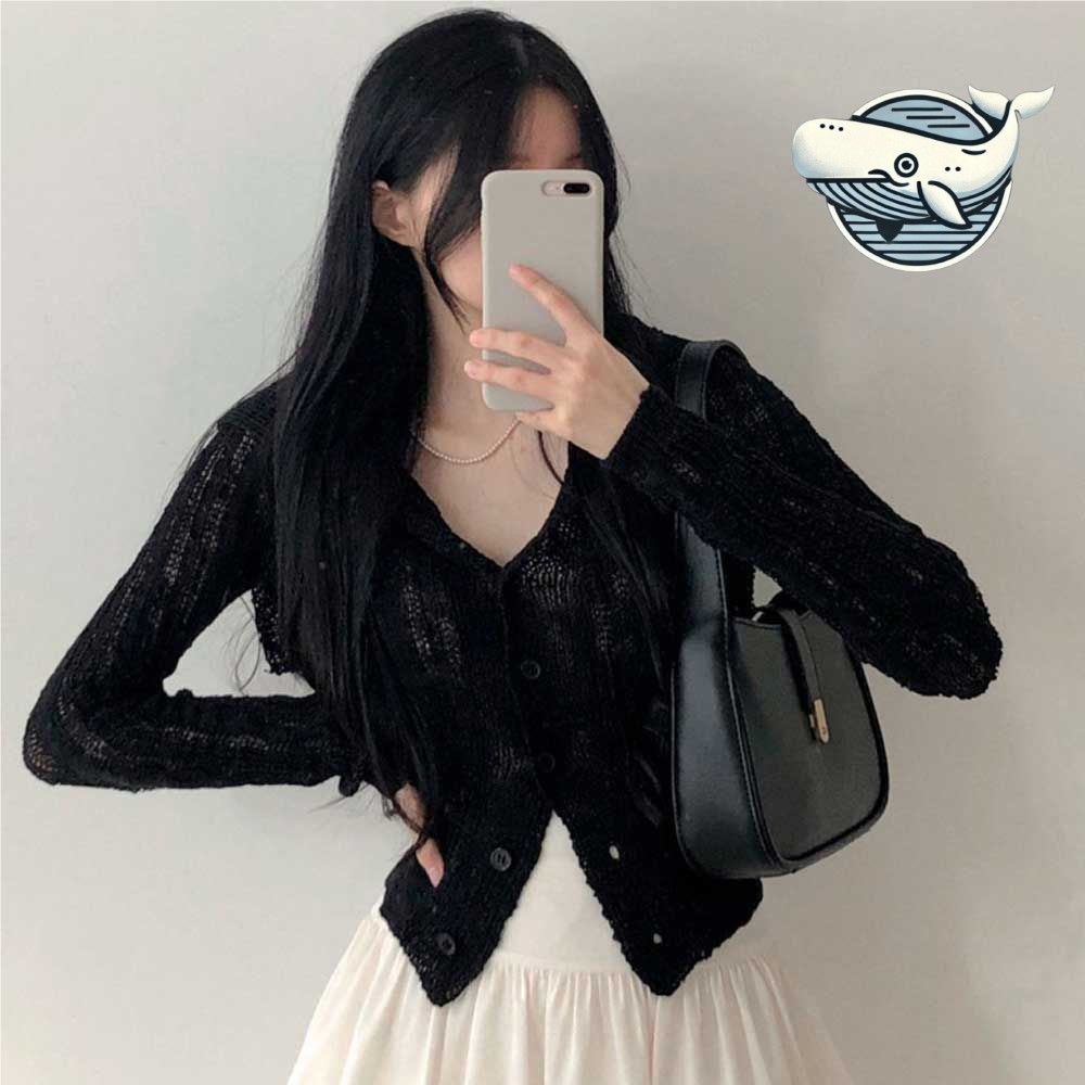 여리핏 시스루 카디건 간절기 여름패션 세련된