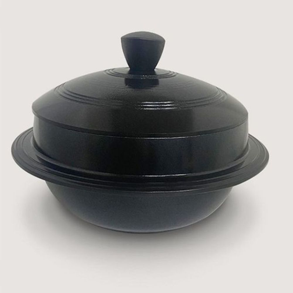 통주물 인덕션 가마솥 냄비 찌게 밥솥 뚝배기 24cm