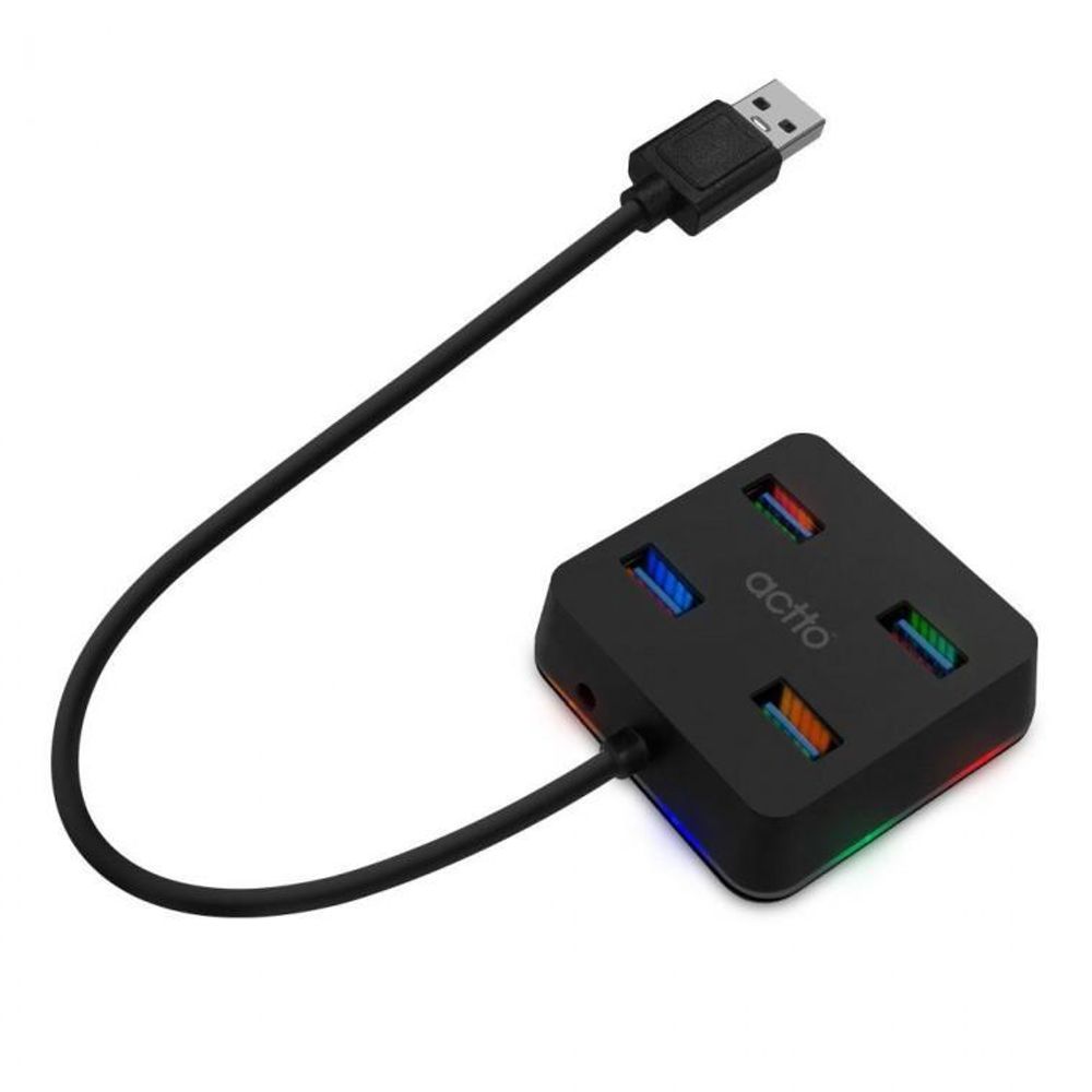 LED USB 3.0 4포트 무전원 멀티허브