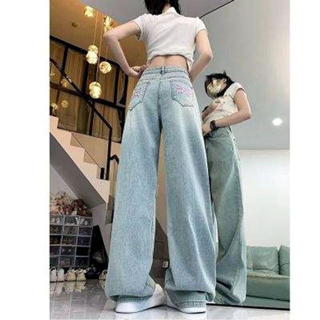 데님 팬츠 URS2476593 스키니진 여자와이드청바지 부