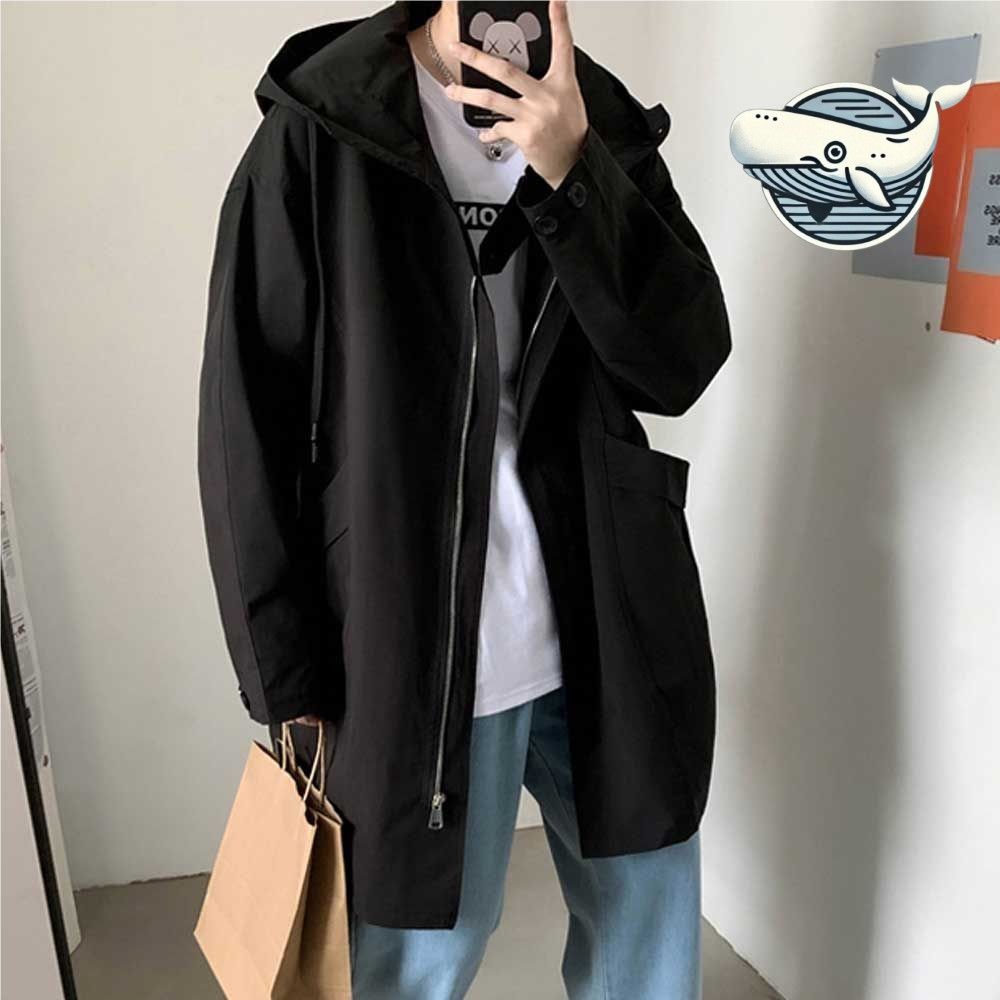 스타일리시 후드집업 자켓 간편한 데일리 점퍼
