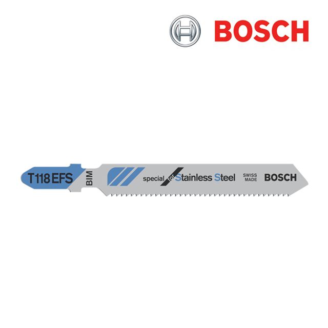 보쉬 T 118 EFS 스테인레스용 바이메탈 직소날 5개