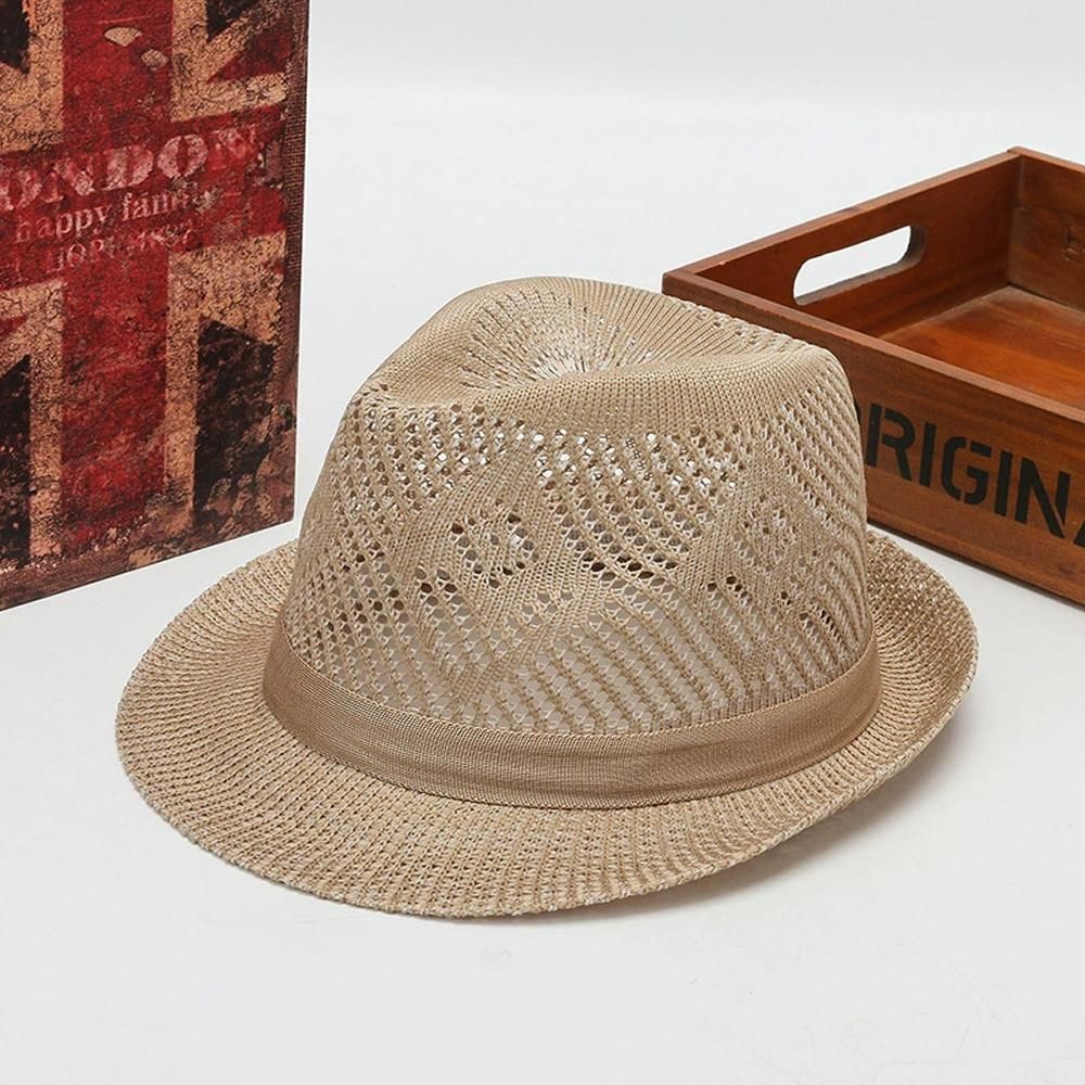 메쉬 중절모 페도라 파나마햇 모자 여름 린넨 남자 선
