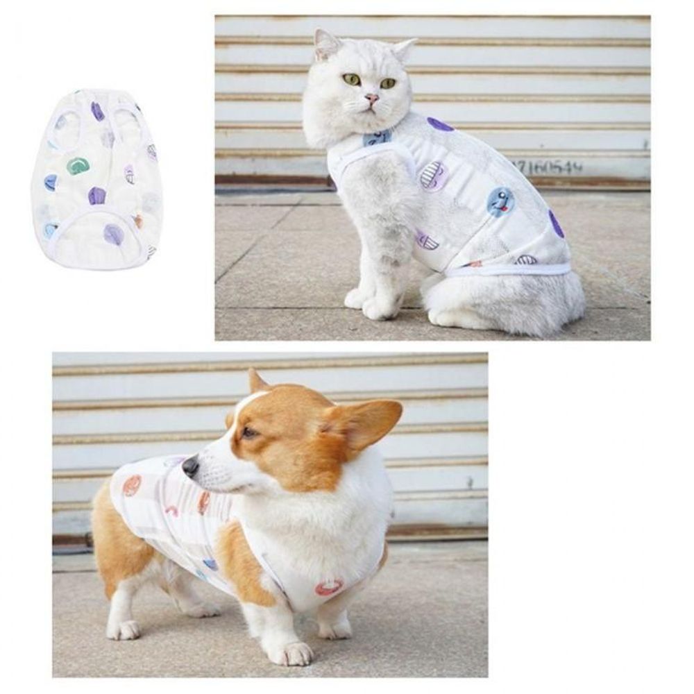 반려 나시 4XL 고양이 여름옷 민소매 강아지 티셔츠