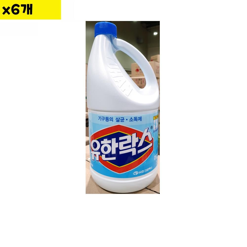 락스 유한 후레쉬 주방용 2L x6개 식자재 업소 용품