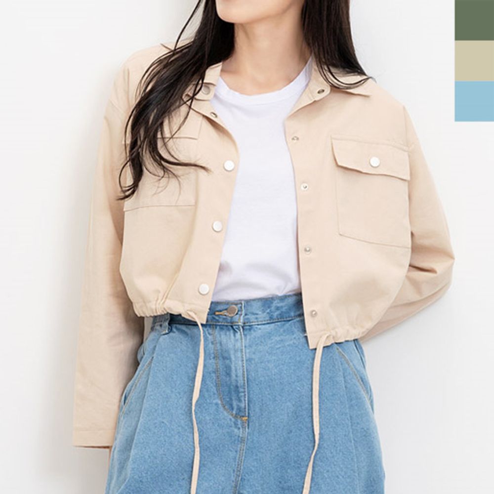 여자숏자켓 봄자켓 1P 포켓 봄 여름 가을 아우터 재킷