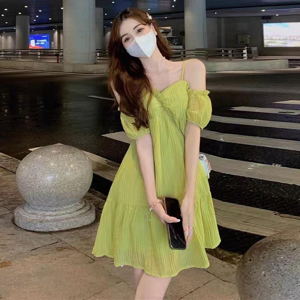 홀터넥 숏 민 라이브몰 핑크 민소매 스트링 쉬