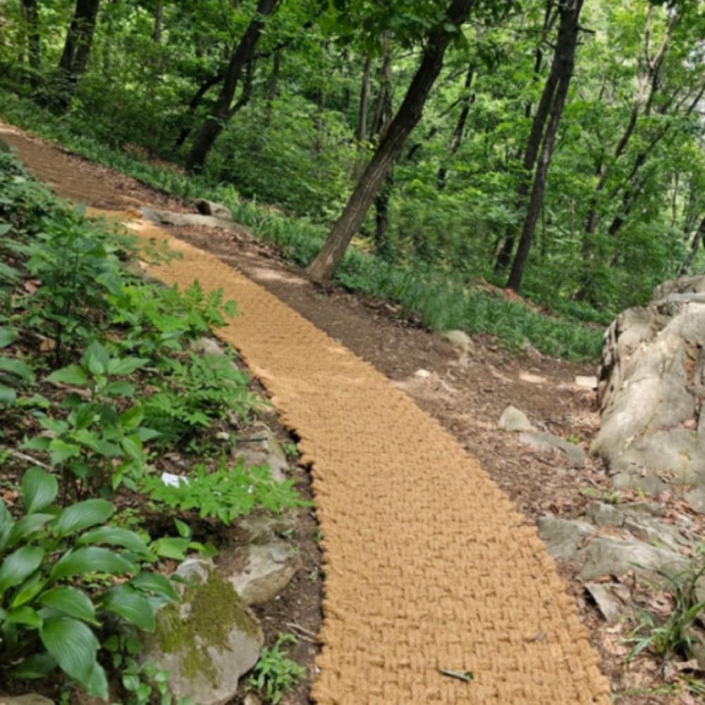 둘레길 산책로 야자매트 보행 미끄럼방지 0.6m 5m
