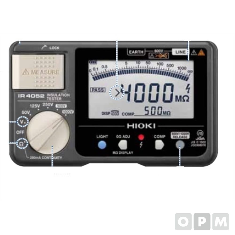 디지털 절연저항계(메가) DC1000V/4000M옴/0.3초 1E