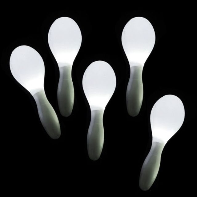 LED 요술봉 PVC마라카스 (흰색) 120개