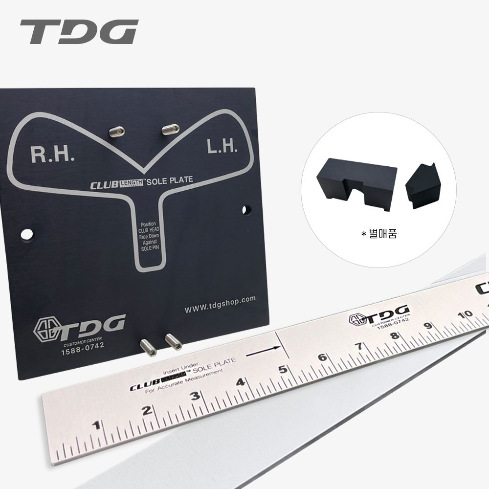 (티디지) 클럽 길이 측정 퍼터아답터 마킹가이드