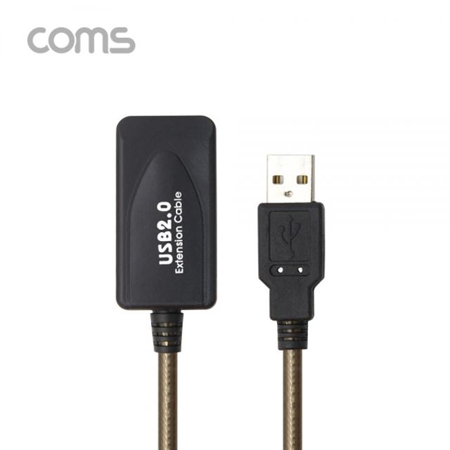 Coms USB 2.0 리피터(무전원) 연장 케이블 20M