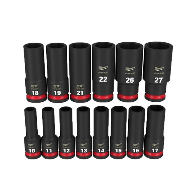 밀워키 1/2인치 롱임팩소켓세트 (14pcs) 49-66-7014