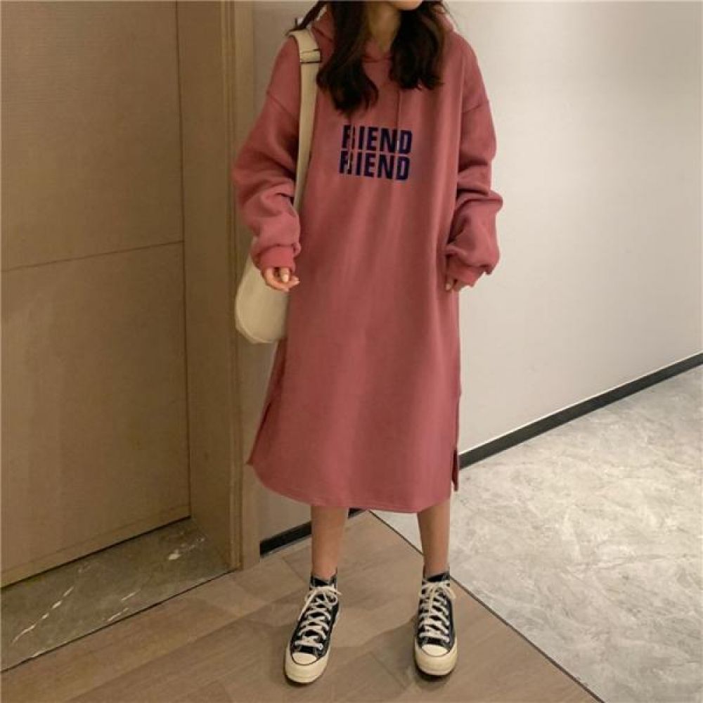 기모후드 롱원피스 BJ-H34N01/기모후드