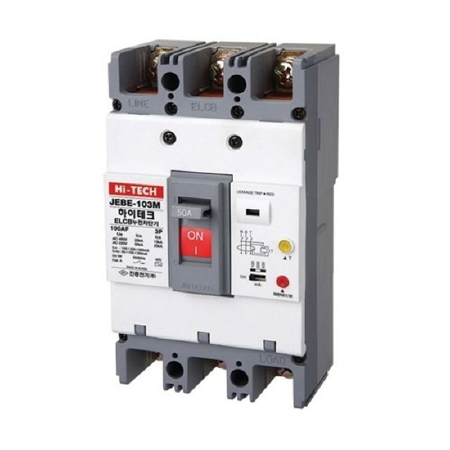 누전차단기 JEBE-103M 50A 25kA 3P 하이테크고차단