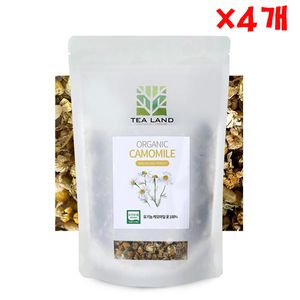 아이티알,NE 유기농 캐모마일 40g X 4개 대용량 카모마일 허브잎차
