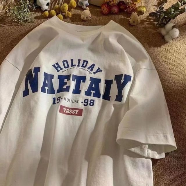 홀리데이 반팔 오버핏 기본 티셔츠 데이 박스티 남성