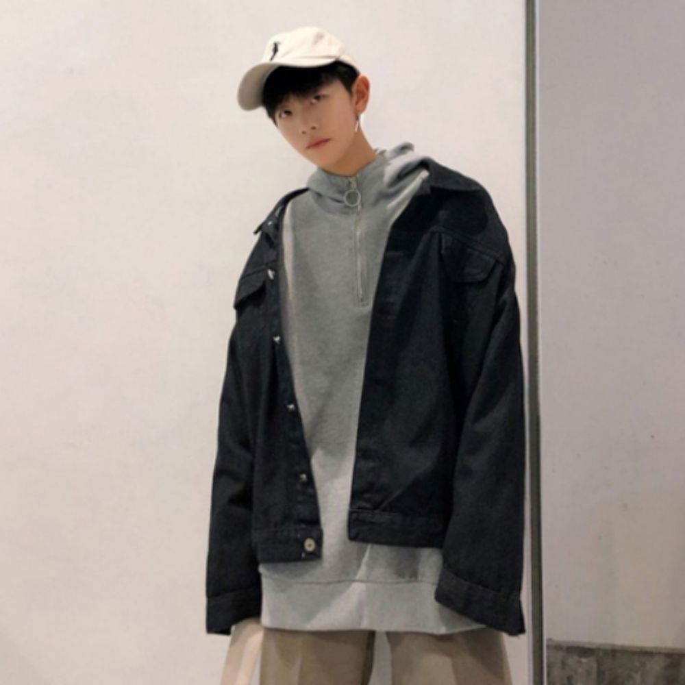남자 흑청 블루 청자켓 2컬러 869