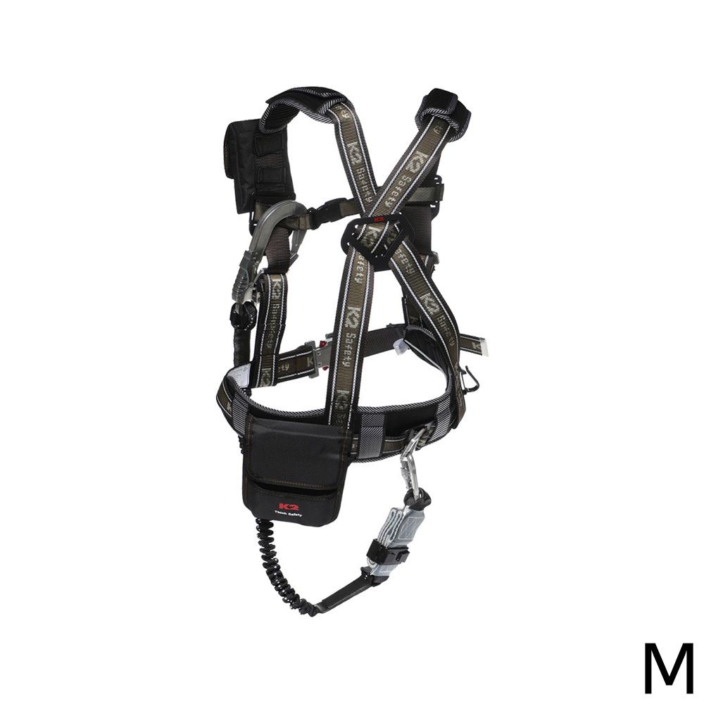 K2 세이프티 KB-9101 상체식 싱글 안전벨트 브라운 M