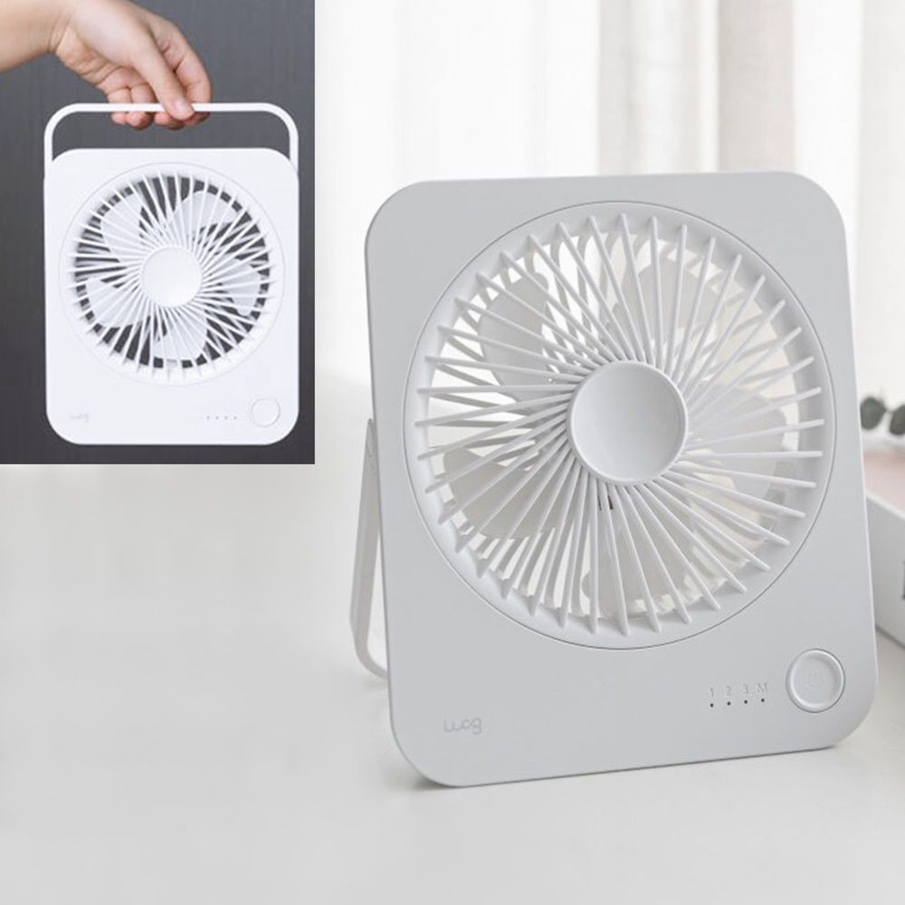 휴대용 iLAB 슬림 네모팬 탁상용 캠핑용 미니선풍기