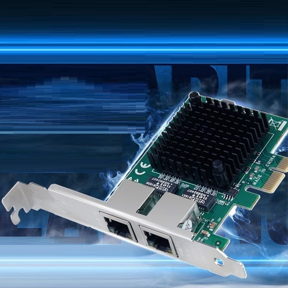 기가비트 PCIe타입 듀얼 RJ45 랜카드 Gigabit 인텔 i