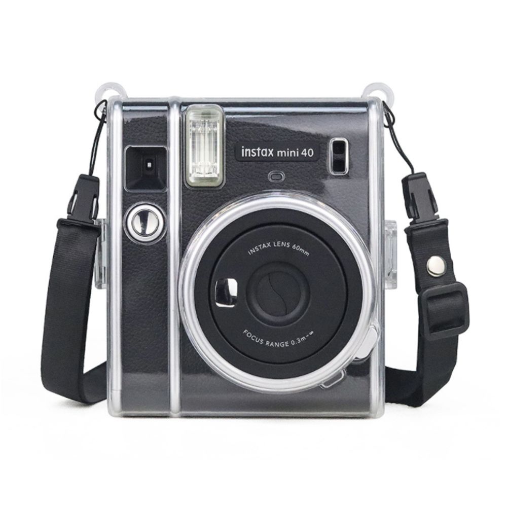 [다모아몰]인스탁스 미니40 투명 케이스 폴라로이드 카메라 가방