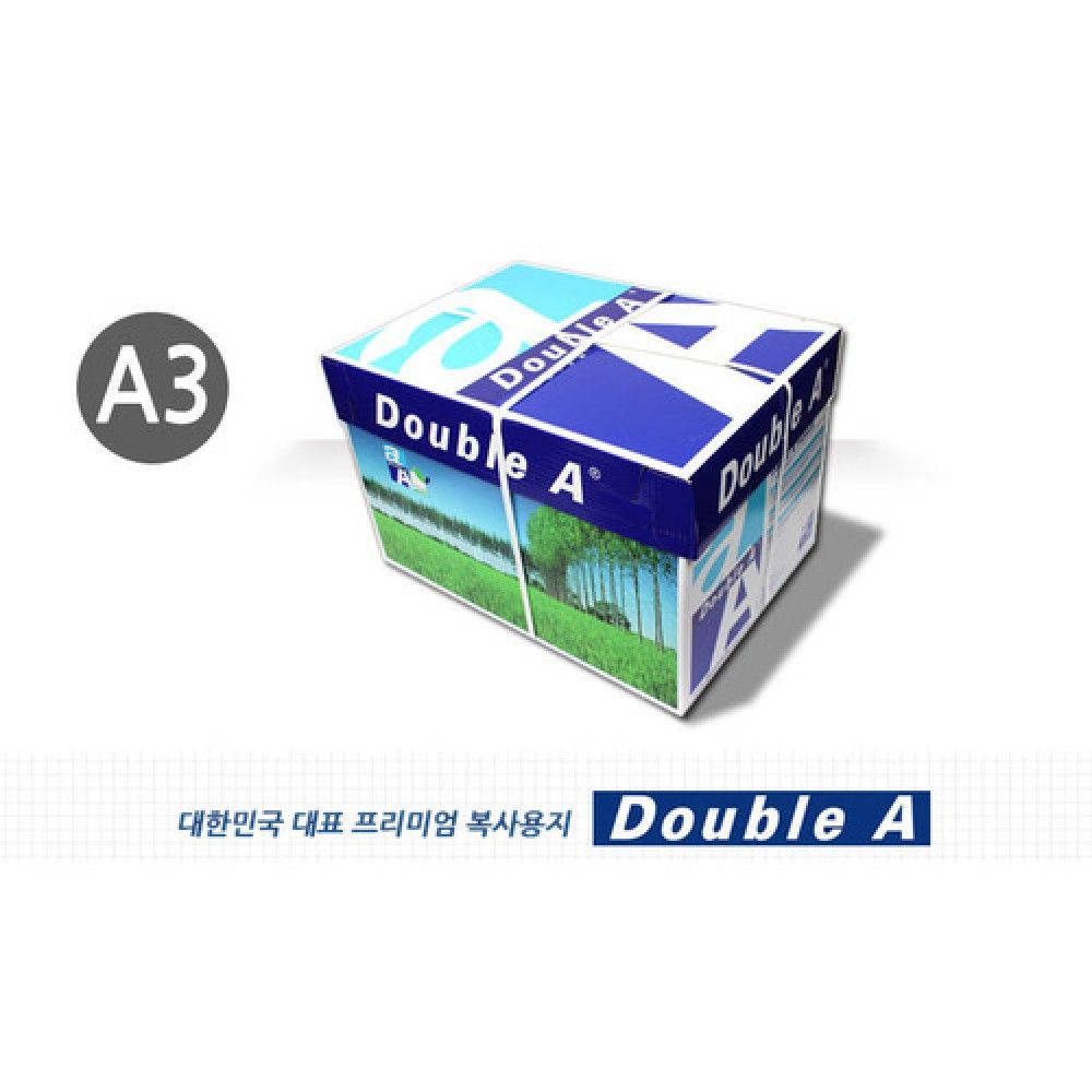 1103 더블에이 80g 2500매1BOX JS A3