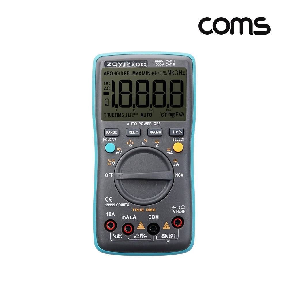 ZT303 초정밀 디지털 테스터기 19999 counts DC AC
