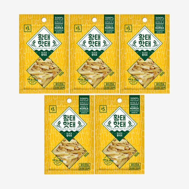 황태핫태포 황태포 강아지수제간식 50g X 5EA