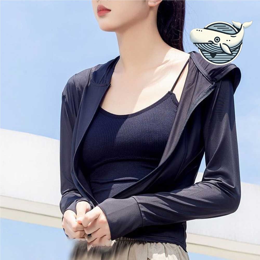 긴팔 크롭 후드 집업 운동복 얇은 트레이닝