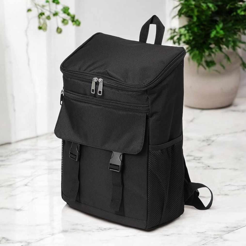 게더릭 보온보냉 백팩 (20L) (블랙+블랙)