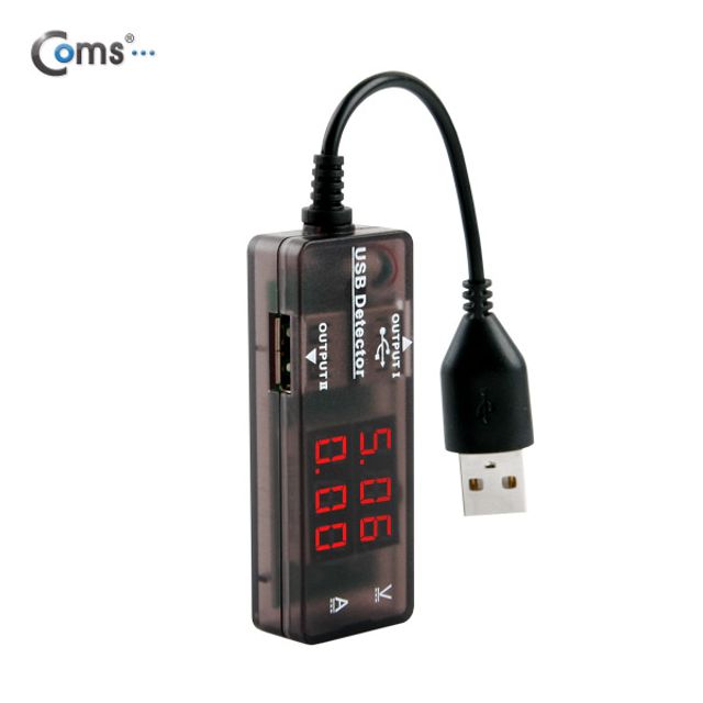 USB 테스터기(전류 전압 측정)2Port 충전 상태표시