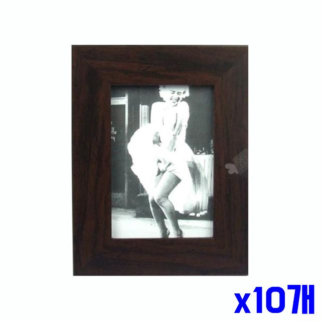 탁상액자 액자 13.5x17.5cm x10개 탁상용 원목