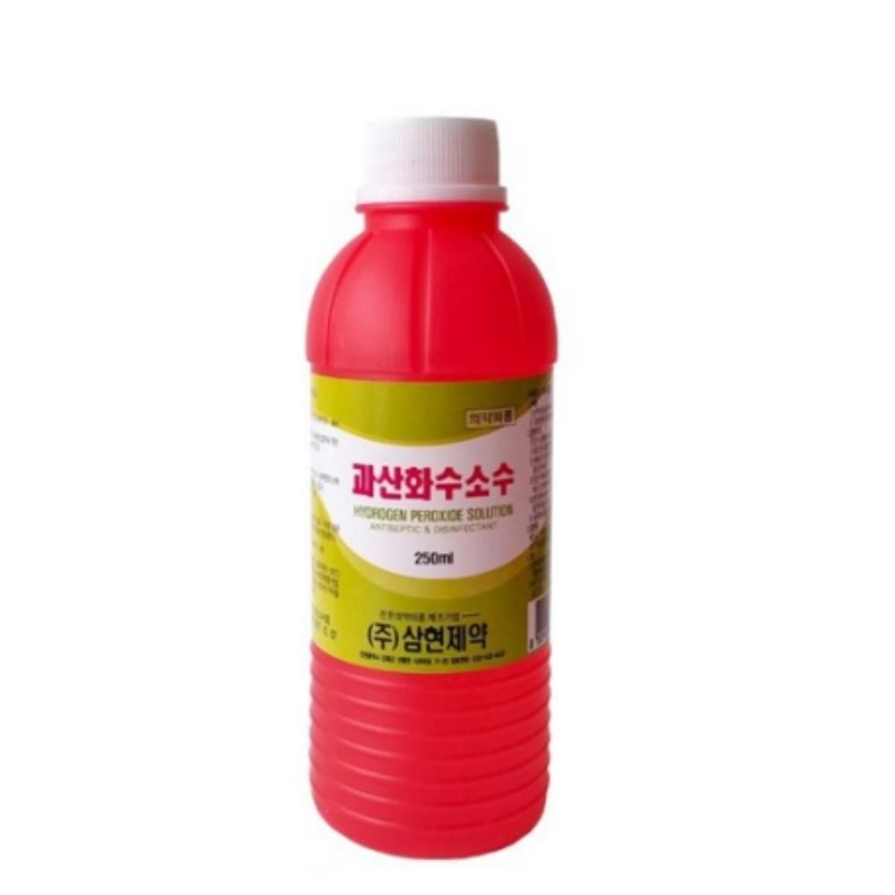 과산화수소 250ml 상처 소독 약 살균 50p
