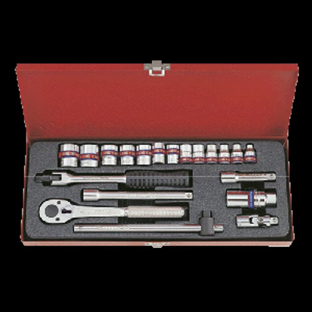 KINGTONY 소켓렌치세트(12PT) 3020SR 3/8DRx20pcs(