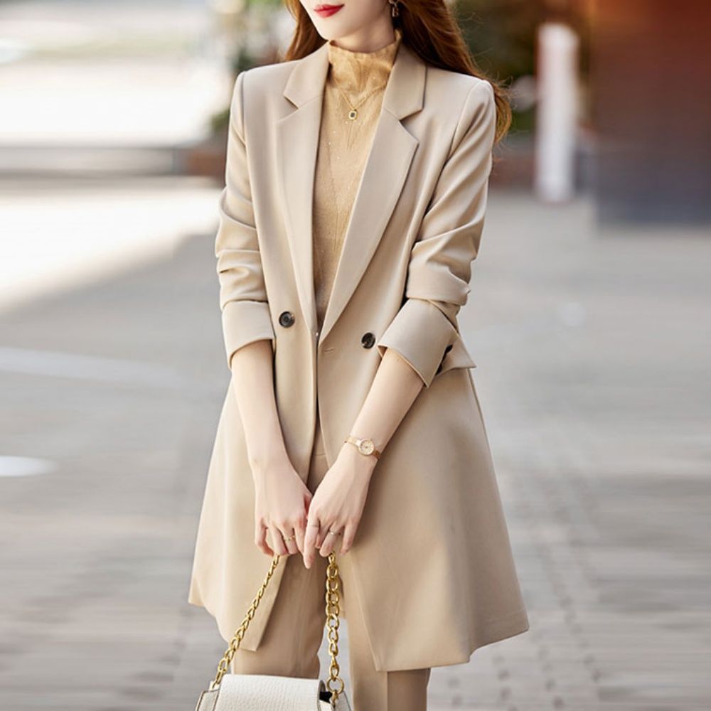 트렌치 정장자켓 여성 코트 간절기 가을 자켓