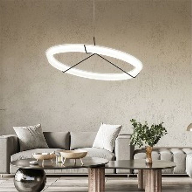 LED 오클리 팬던트 조명 Ø400mm 20W 골드 블랙 식