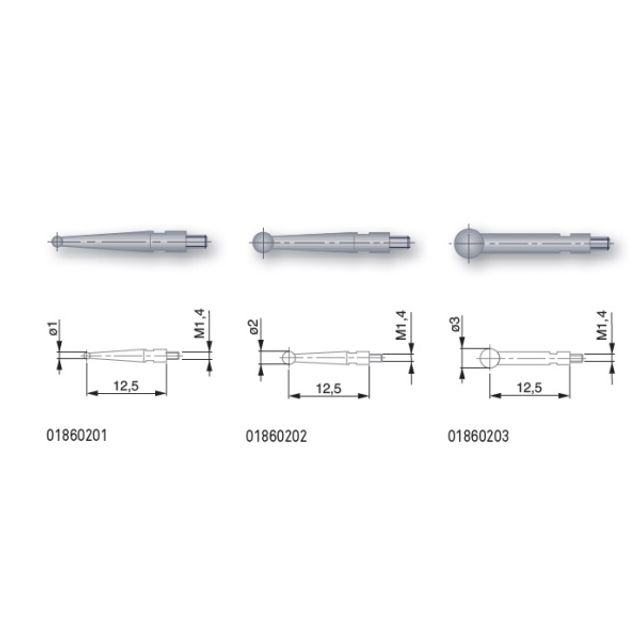 인디게이터포인트(초경) 2mmxL12.53mm T-18.60202