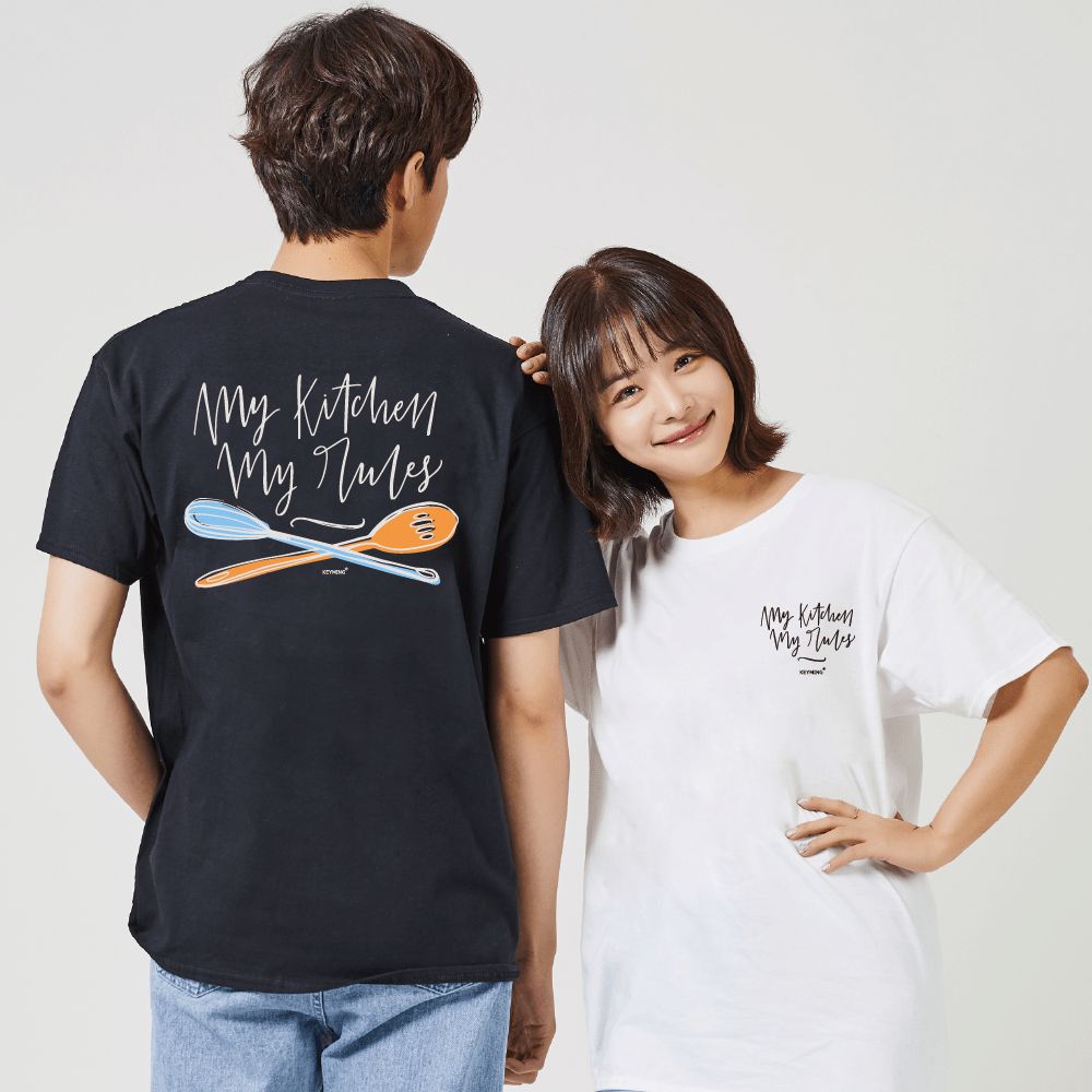 키밍 키친 라운드티셔츠 빅사이즈반팔 특이한티