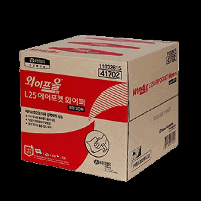 유한킴벌리 에어포켓와이퍼(대형) 41702(L-25) 325x