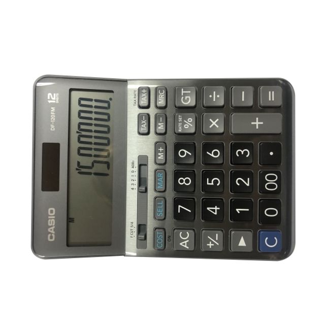 전자계산기 12자리(구DF-120BM)그레이 32.6x126.5xH