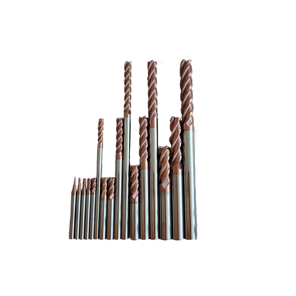 밀링 기리 고경도 초경 4날 평 엔드밀 10X55