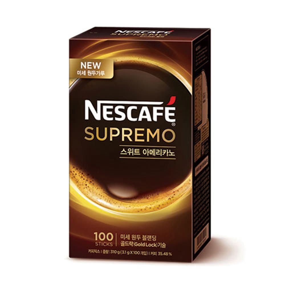 네스카페 수프리모 스위트아메리카노 100T 커피 믹스