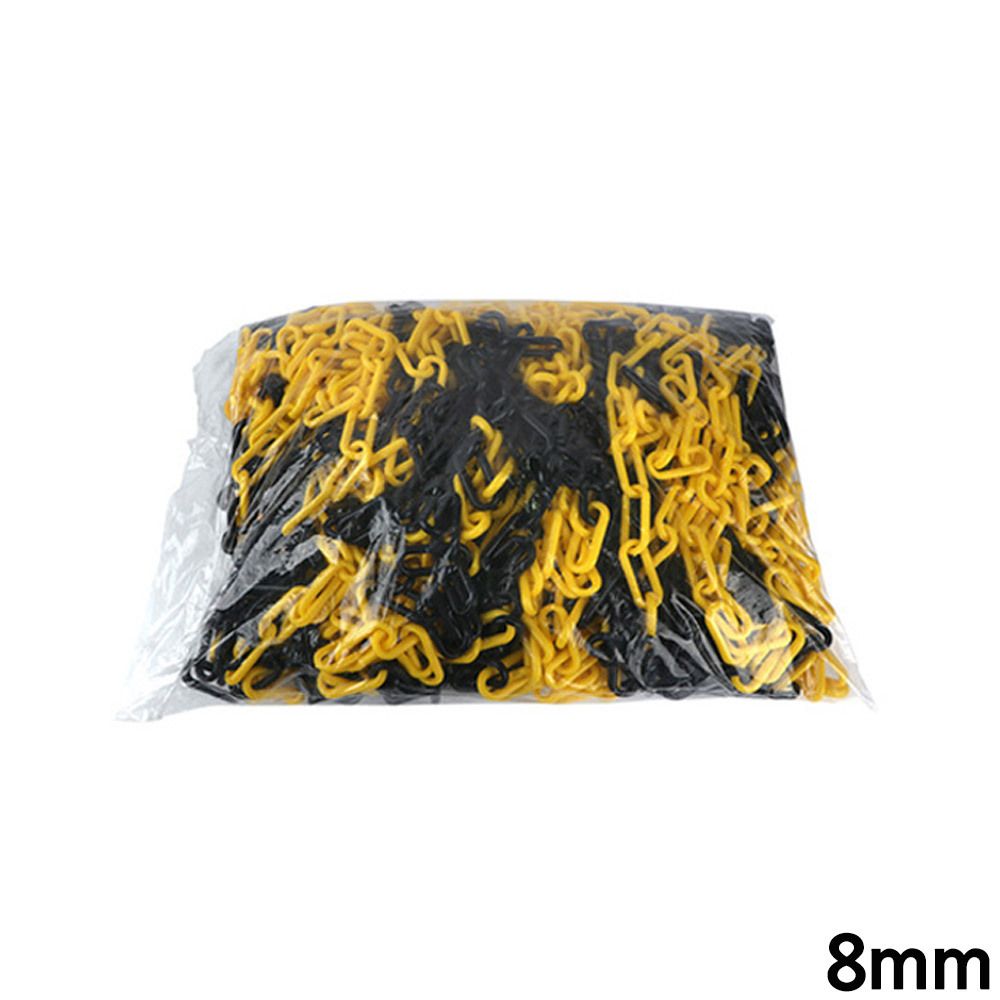 경계 차단용 플라스틱 사슬 체인 8mm x 50M 노검